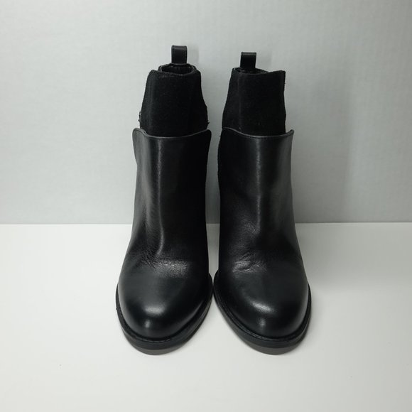 Nine West Leather and Suede Booties Size 6.5 - Picture 2 of 5